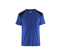 Blakläder 337910428599XX-Large T-Shirt, Cornflower Blue/Black, XX-Large