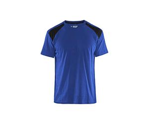 Blakläder 337910428599XX-Large T-Shirt, Cornflower Blue/Black, XX-Large