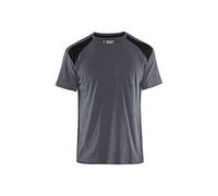 Blakläder 3379104294994XL T-Shirt, Grey/Black, 4X-Large
