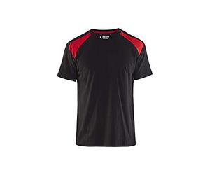 Blakläder 337910429956X-Small T-Shirt, black/red, X-Small