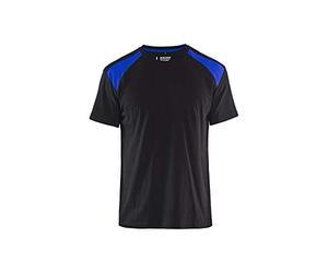 Blakläder 337910429985X-Small T-Shirt, Black/Cornflower Blue, X-Small