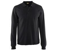 Blakläder 338810509900S Size Small Long Sleeves Polo Shirt - Black
