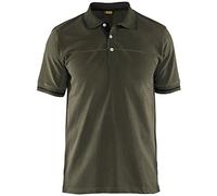 Blakläder 338910504599S Polo Shirt, Olive Green/Black, S