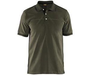 Blakläder 338910504599S Polo Shirt, Olive Green/Black, S