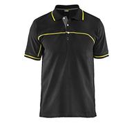 Blakläder 338910509933XL Polo Shirt, Black-Yellow, Xl