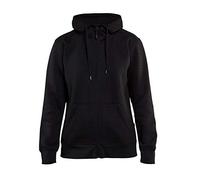 Blakläder 339510489900XL Ladies Hoodie Size with Full Zipper in Black, XL