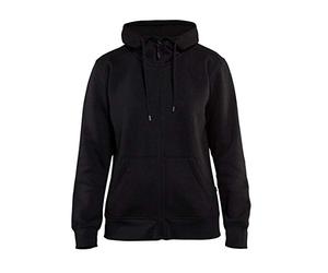Blakläder 339510489900XL Ladies Hoodie Size with Full Zipper in Black, XL