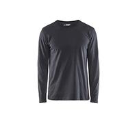 Blakläder 350010429800XXXL Long Sleeve T-Shirt, Dark Grey, 3X-Large