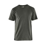 BLÅKLÄDER T-shirt 35251042 Cotton Dark Olive Green Size L