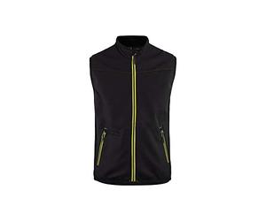 Blakläder 385025169933M Softshell Gilet, Black/Yellow, M