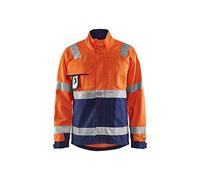 Blakläder 406418115389XXL Size 2X-Large Cl.3 "High Vis" Jacket - Orange/Navy Blue