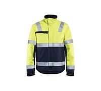 Blakläder 406915143389X-Large Winter Jacket "Multinorm", Yellow/Navy Blue, X-Large