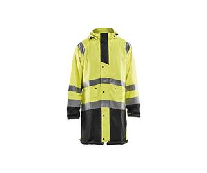 Blakläder 4324200033994X-Large High-Vis Rain Jacket "level 1", Yellow/Black, 4X-Large
