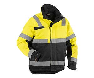 Blakläder 486218113399XL Size Cl.2 X-Large "High Vis" Winter Jacket - Yellow/Black