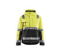 Blakläder 4870198733894XL Winter Jacket High-Vis Class 3 Size 4XL Yellow/Navy Blue, XL, High Vis Yellow/Black