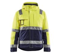 Blakläder 487019873389xl Class 3 High Vis Winter Jacket Yellow/Navy Blue Size XL