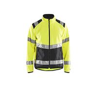 Blakläder 487725163399XS Size X-Small Class 2 High Vis-Softshell Jacket - Yellow/Black