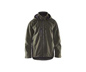 Blakläder 4890197745994X-Large Lined Functional Jacket, Dark Olive Green/Black, 4X-Large
