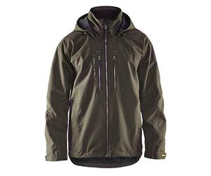 Blakläder 489019774599L Lined Functional Jacket, Dark Olive Green/Black, Large