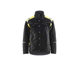 Blakläder 491513709933XXXL Size 3X-Large Winter Jacket - Black/Yellow