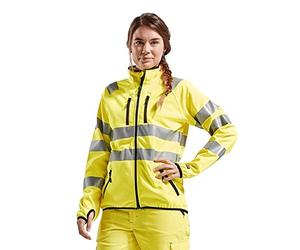 Blakläder 492625123300XL Size X-Large Ladies Softshell-Jacket - Yellow