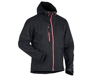 Blakläder 4949251799564XL Size 4X-Large Softshell Jacket - Black/Red