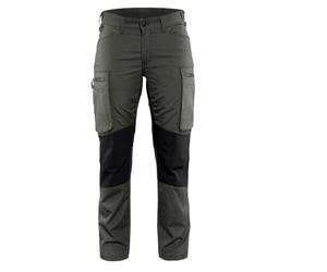 Blakläder 715918454699C38 Size C38 "Stretch" Ladies Trousers - Army Green/Black