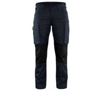 Blakläder 715918458699C30 Size C30 "Stretch" Ladies Service Trousers - Dark Navy Blue/Black
