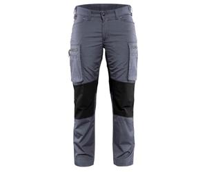 Blakläder 715918459499C32 Size C32 "Stretch" Ladies Trousers - Grey/Black