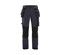 Blakläder 719216458699C38 Women's 4-Way Stretch Craftsman Work Trousers, Dark Navy/Black, Size C38