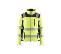 BLÅKLÄDER Blaklader 496721203389S Women's Cardigan, High Vis Yellow/Navy, Size S