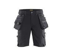 BLÅKLÄDER Craftsman Shorts Full Stretch Men 36R Dark Grey/Black