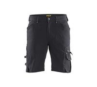 BLÅKLÄDER Craftsman Shorts Full Stretch Men 36R Dark Grey/Black