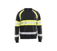 BLÅKLÄDER Hi Vis Sweater Men XXXL Black/Yellow