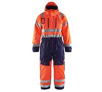 Blakläder High-Vis 676319775389C50 Winter Overall, Class 3, C50, 1 Piece, Orange/Navy Blue