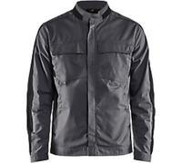 BLÅKLÄDER Jacket 44441832 Cotton, Elastolefin, PL (Polyester) Mid Grey, Black Size S