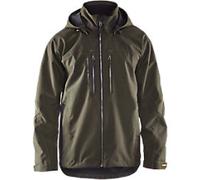 BLÅKLÄDER Jacket 48901977 PL (Polyester) Dark Olive Green, Black Size XS