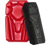 BLÅKLÄDER Knee Pads 40271203 PE (Polyethylene) Black, Red Size One size