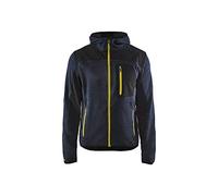 BLÅKLÄDER Knitted Sweater Men M Dark Navy/Yellow