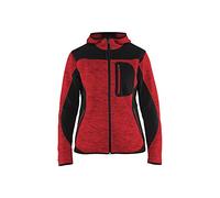BLÅKLÄDER Ladies Knitted Sweater S Red/Black