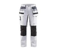BLÅKLÄDER Ladies Painter Trousers Stretch 12S White/Black