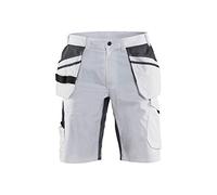 BLÅKLÄDER Painter Shorts with Stretch Men 40R White/Dark Grey