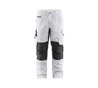 BLÅKLÄDER Painter Trouser Men 40R White/Dark Grey