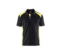 BLÅKLÄDER T-shirt 33241050 Cotton, PL (Polyester) Black, Yellow Size S