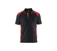 BLÅKLÄDER Polo Shirt Men XL Black/Red