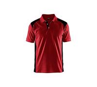 BLÅKLÄDER T-shirt 33241050 Cotton, PL (Polyester) Red, Black Size XL