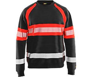 BLÅKLÄDER Sweater 33591158 Cotton Black, Red Size M
