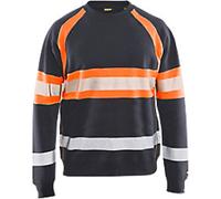 BLÅKLÄDER Sweater 33591158 Cotton Mid Grey, Orange Size XXL
