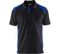 BLÅKLÄDER T-shirt 33241050 Cotton, PL (Polyester) Black, Cornflower Blue Size M