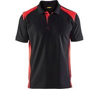 BLÅKLÄDER T-shirt 33241050 Cotton, PL (Polyester) Black, Red Size S